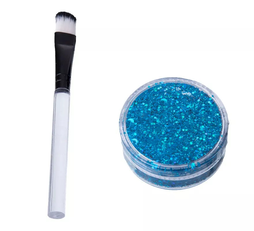 Translation missing: pt-PT.Cepillo y Purpurina azul de 10,5x17,5 cm