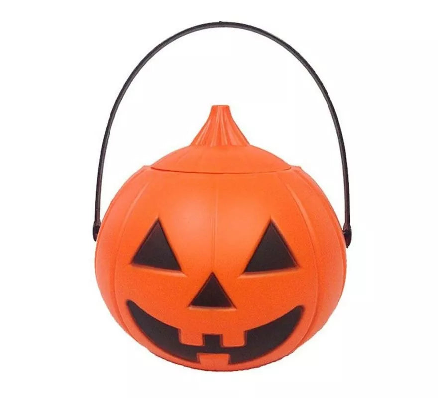 Translation missing: pt-PT.Cesta de Calabaza naranja con tapa de 18 cm