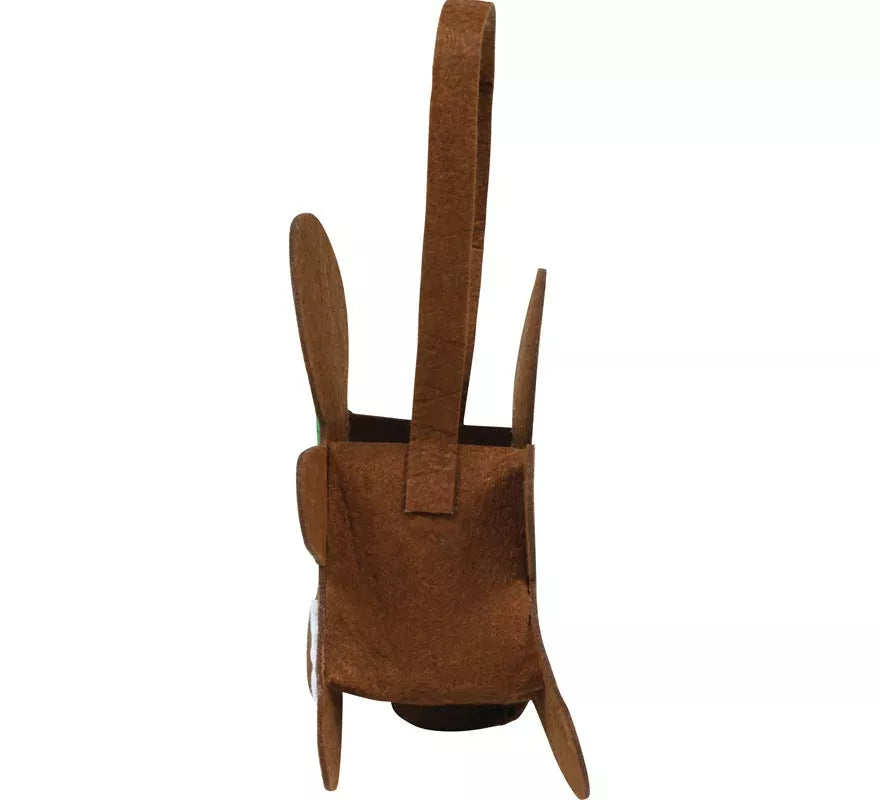 Translation missing: pt-PT.Cesta de Muñeco de Jengibre de Fieltro de 17,5x16,5 cm