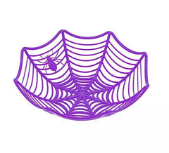 Cesta de teia de aranha de Halloween em várias cores
