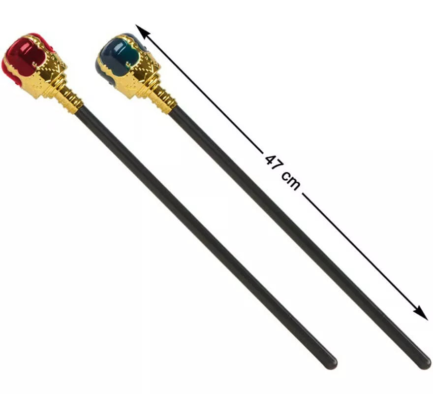 Translation missing: pt-PT.Cetro de Rey en 2 colores surtidos 47 cm