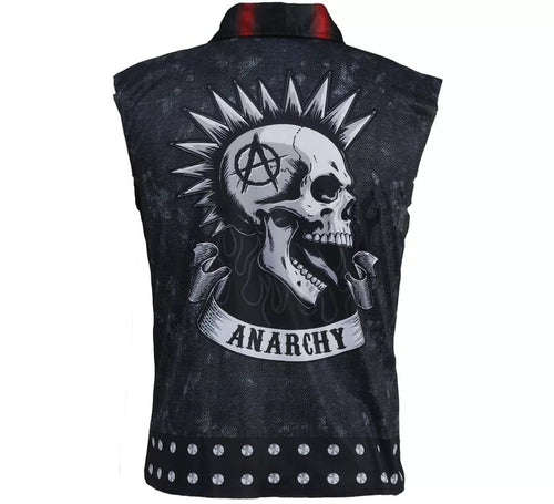 Chaleco Anarchy Punk para hombre