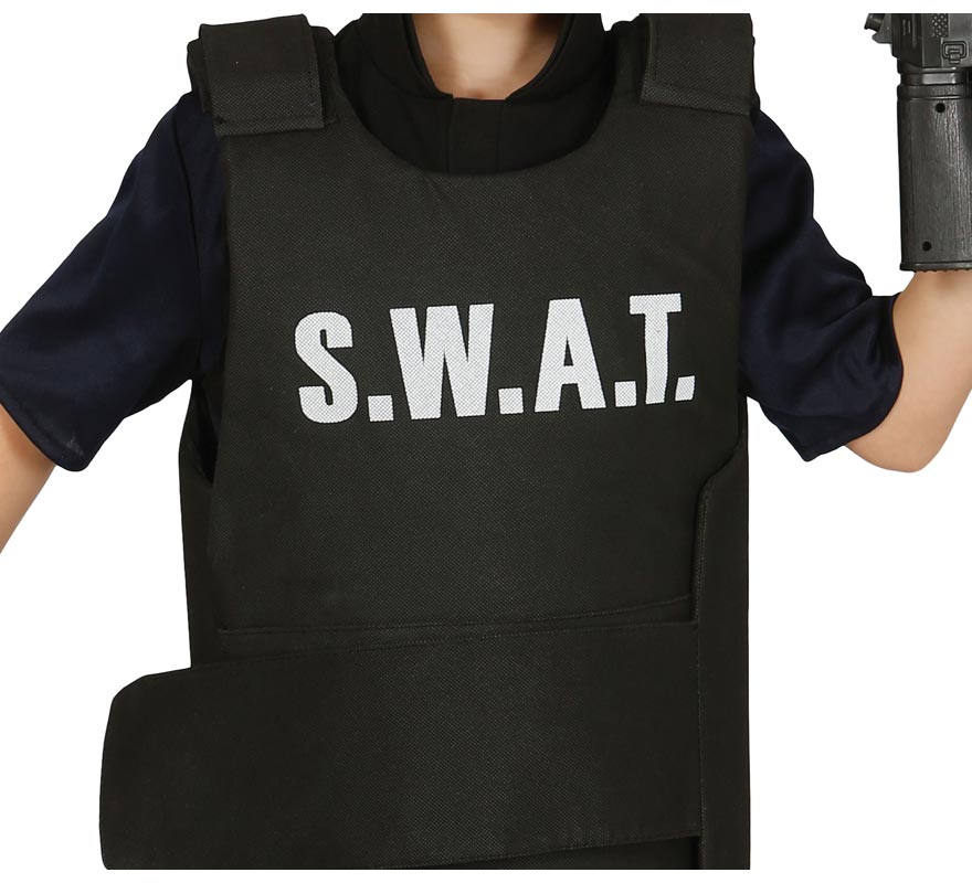 Chaleco antibalas de Policía SWAT infantil