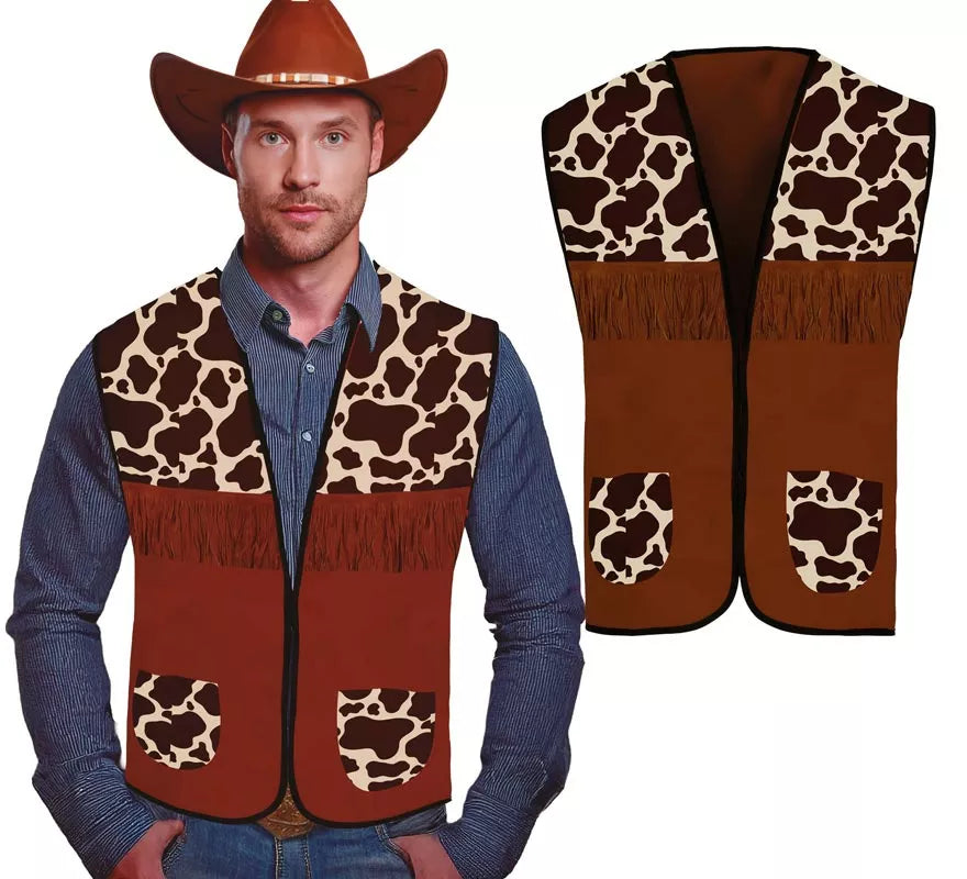 Chaleco Cowboy para adultos