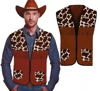 Chaleco Cowboy para adultos