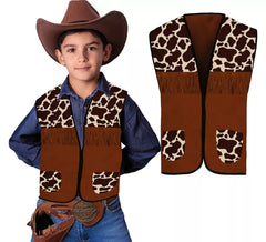Colete de cowboy para crianças