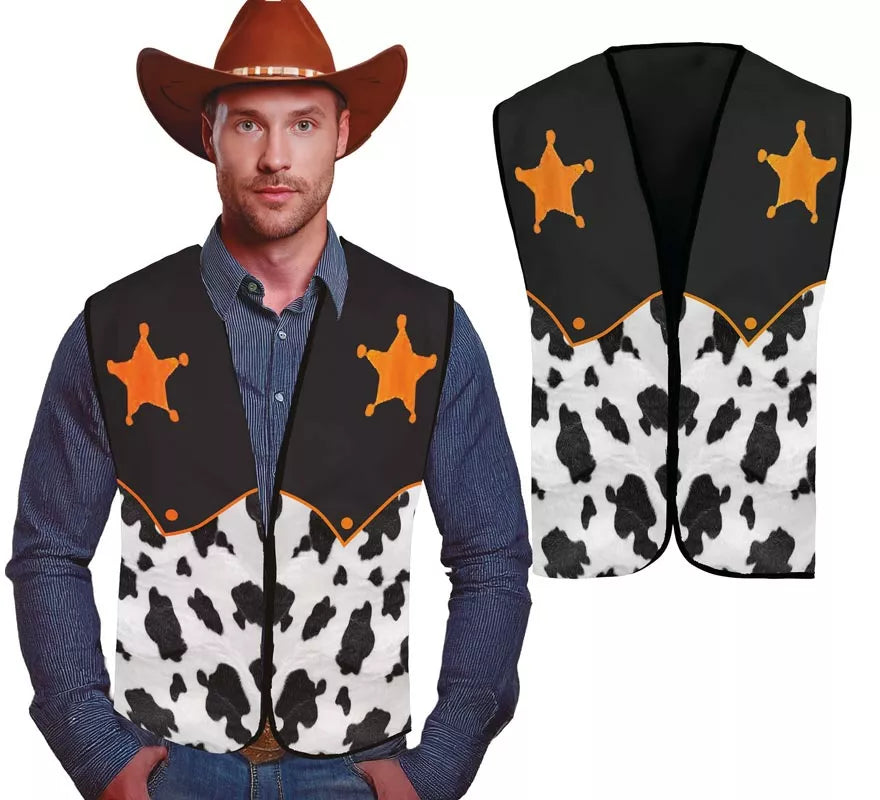 Translation missing: pt-PT.Chaleco Cowboy Sheriff para adultos