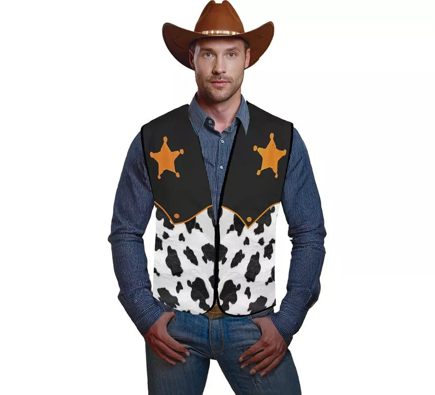 Translation missing: pt-PT.Chaleco Cowboy Sheriff para adultos
