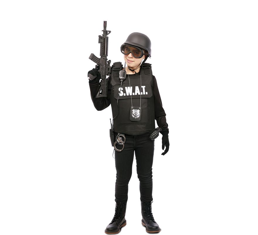 Translation missing: pt-PT.Chaleco de Agente S.W.A.T. para niño