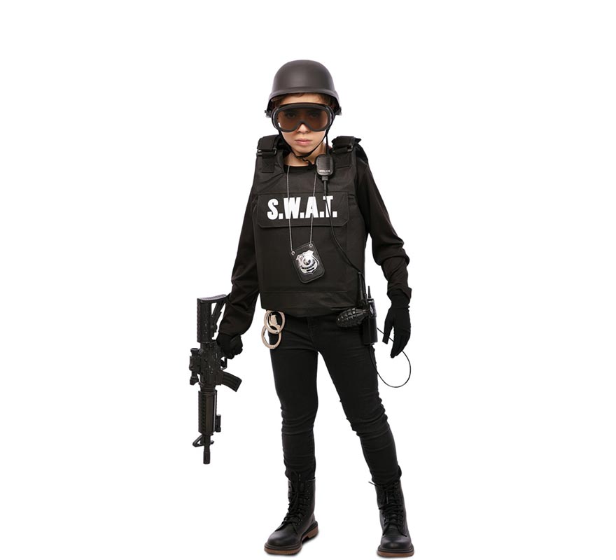 Translation missing: pt-PT.Chaleco de Agente S.W.A.T. para niño