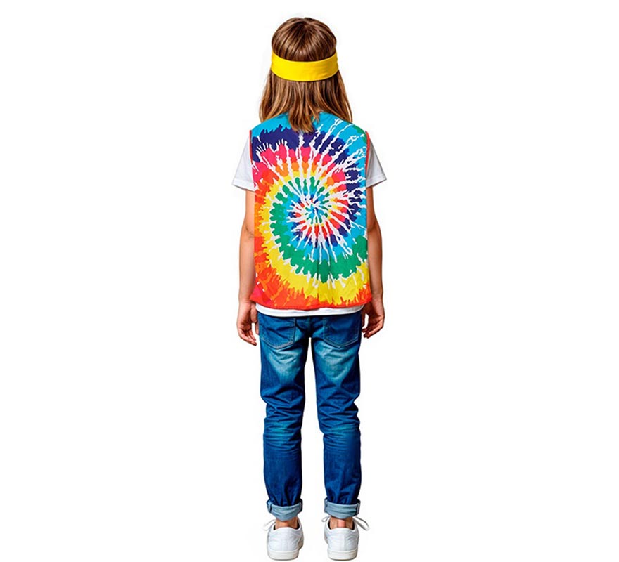 Translation missing: pt-PT.Chaleco de Hippie círculos multicolor infantil