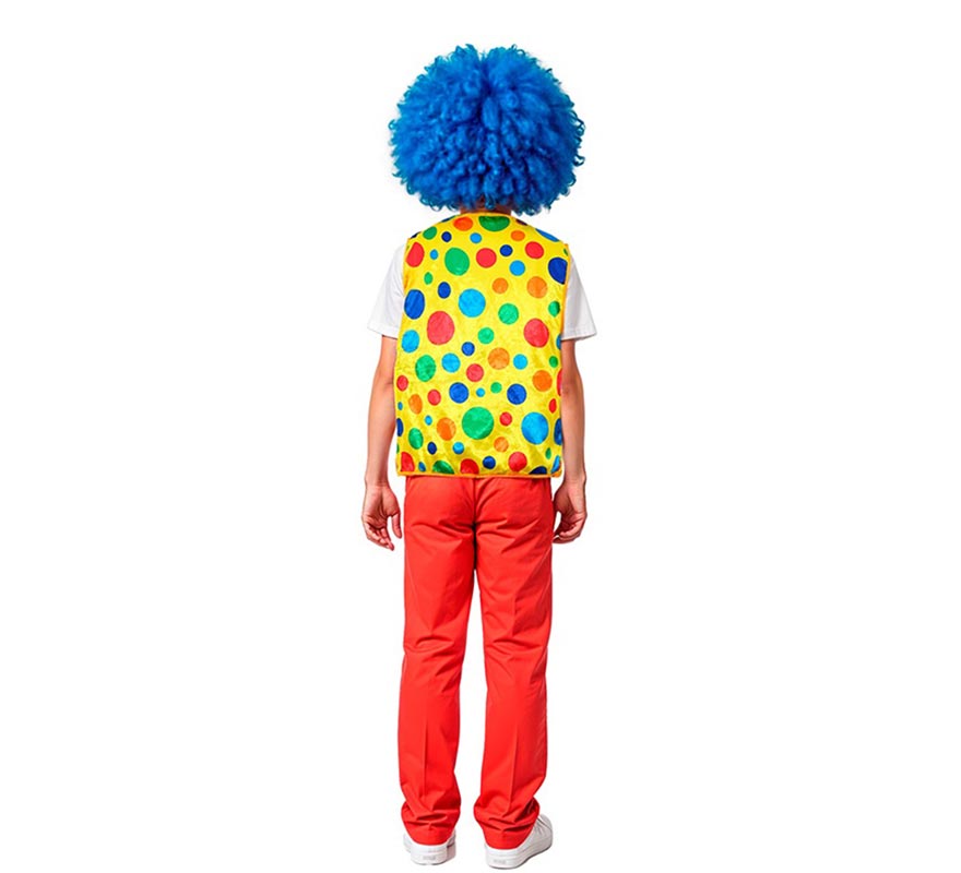 Translation missing: pt-PT.Chaleco de Payaso Topos multicolor infantil