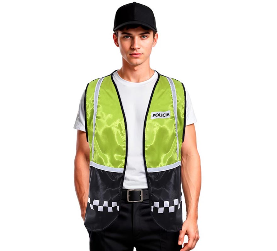 Translation missing: pt-PT.Chaleco de Policía a cuadros adulto en varios colores