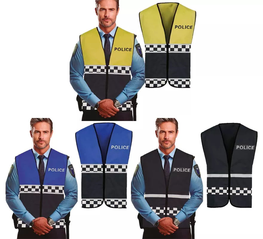Translation missing: pt-PT.Chaleco de Policía para adultos en varios colores