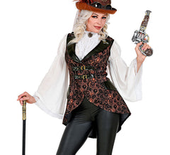 Colete steampunk para mulheres