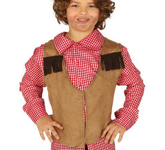 Cowboy infantil ou colete indiano