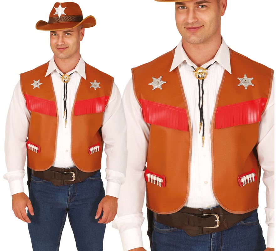 Translation missing: pt-PT.Chaleco de Vaquero para adulto 2 surtidos