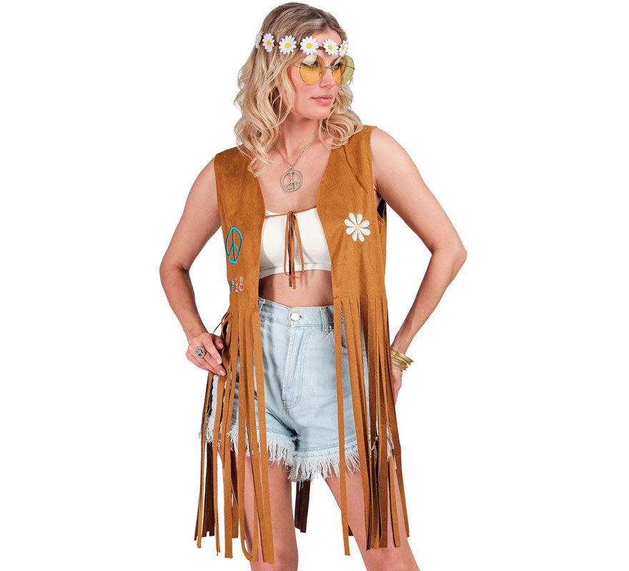 Translation missing: pt-PT.Chaleco Hippie de la Paz para mujer