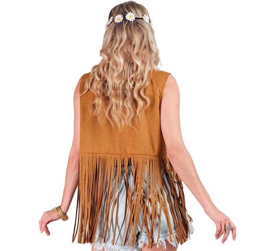 Translation missing: pt-PT.Chaleco Hippie marrón para mujer