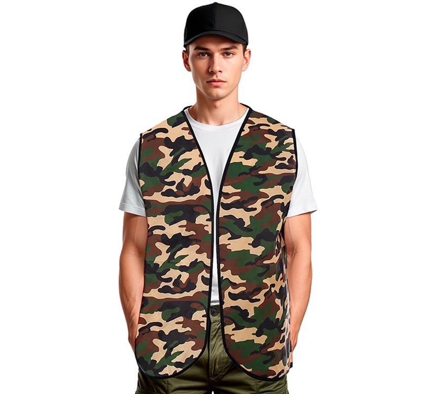 Translation missing: pt-PT.Chaleco Militar Camuflado adulto
