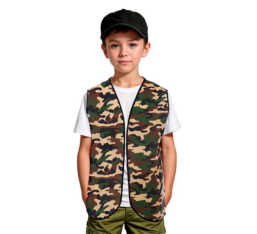 Translation missing: pt-PT.Chaleco Militar Camuflado infantil