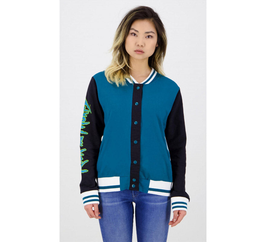Translation missing: pt-PT.Chaqueta beisbol chica Rick y Morty