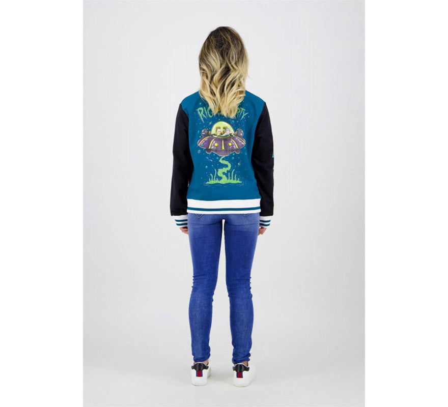 Translation missing: pt-PT.Chaqueta beisbol chica Rick y Morty
