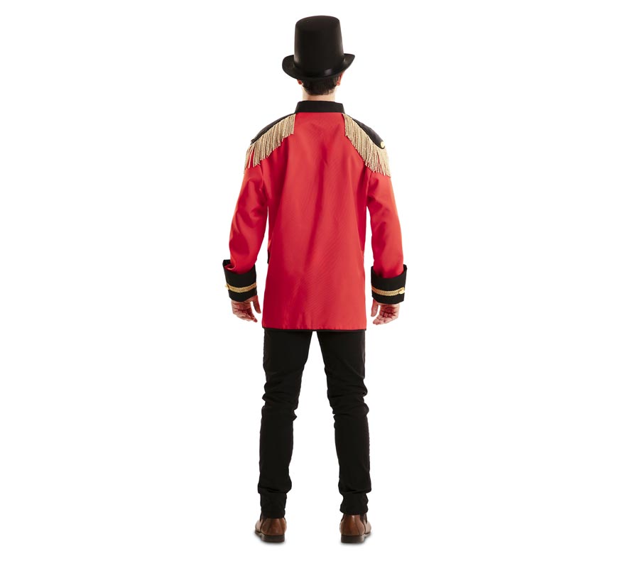 Translation missing: pt-PT.Chaqueta de Domador Roja y Dorado para hombre