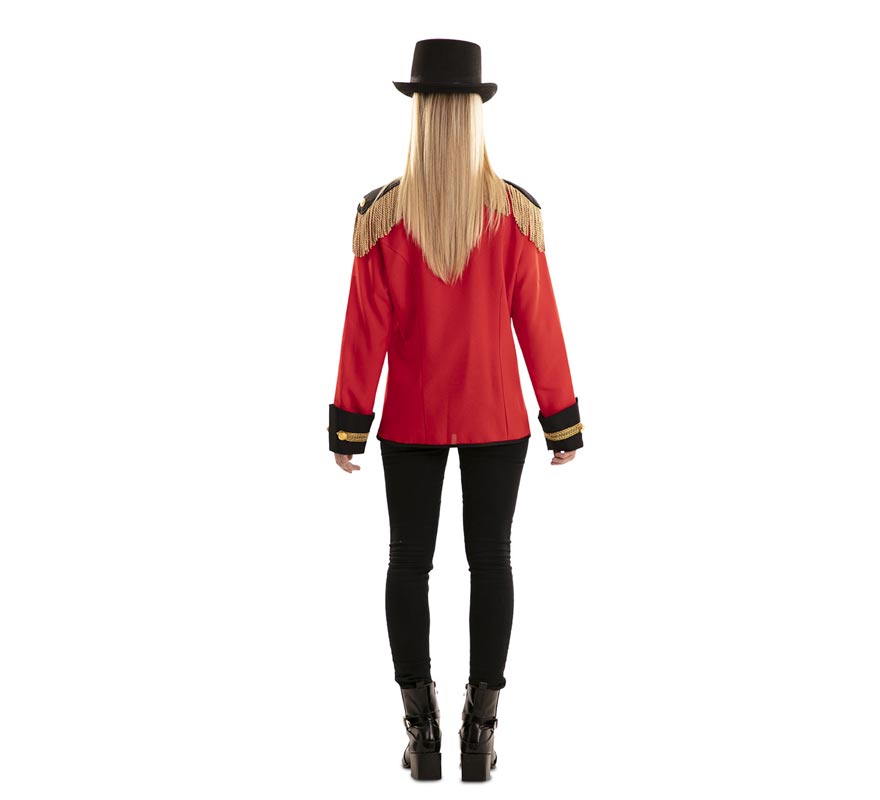 Translation missing: pt-PT.Chaqueta de Domador Roja y Dorado para mujer