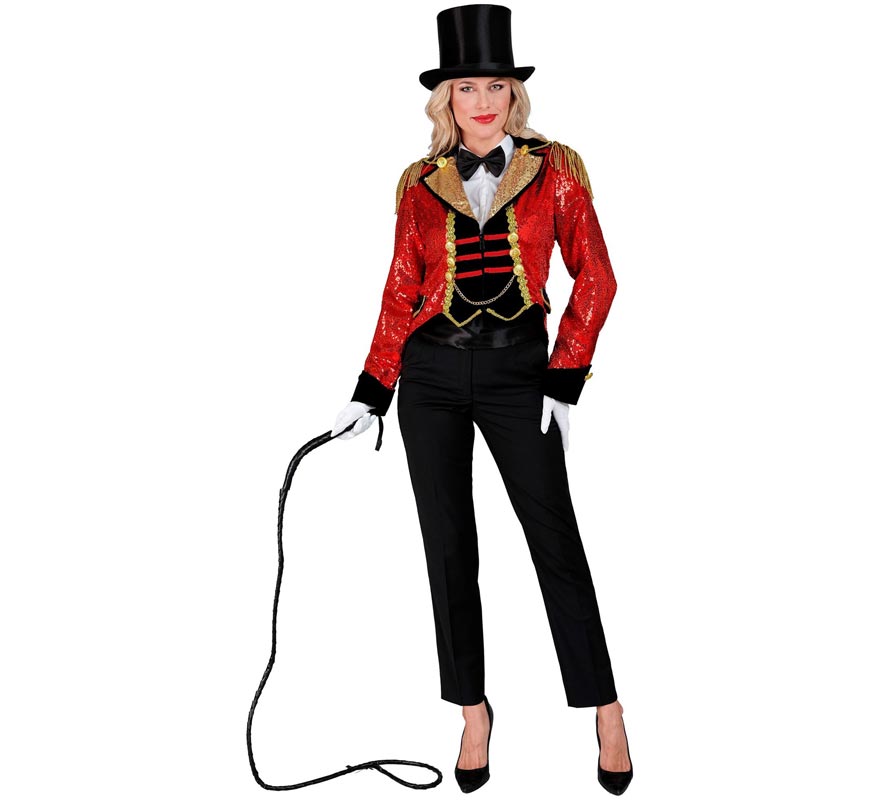Translation missing: pt-PT.Chaqueta de Frac Lentejuelas rojo para mujer