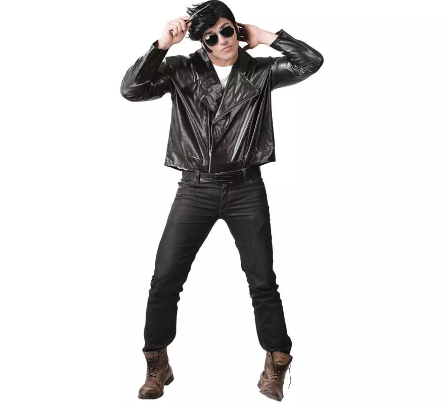 Translation missing: pt-PT.Chaqueta de Motorista o de Rockero negra para hombre
