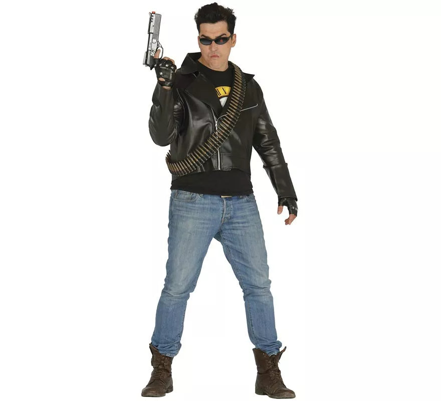 Translation missing: pt-PT.Chaqueta de Motorista o de Rockero negra para hombre
