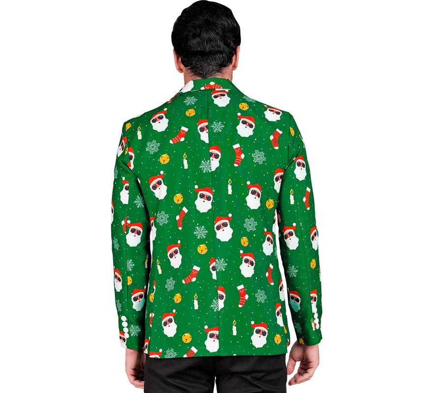 Translation missing: pt-PT.Chaqueta de Papá Noel verde para hombre