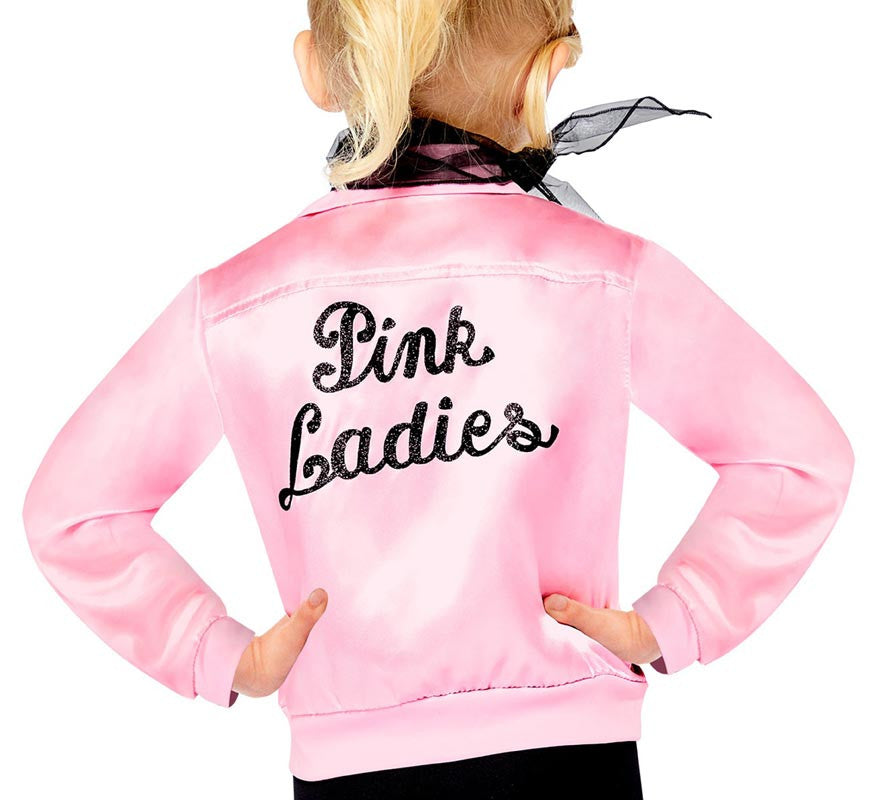 Translation missing: pt-PT.Chaqueta de Pink Ladies de Grease para niña