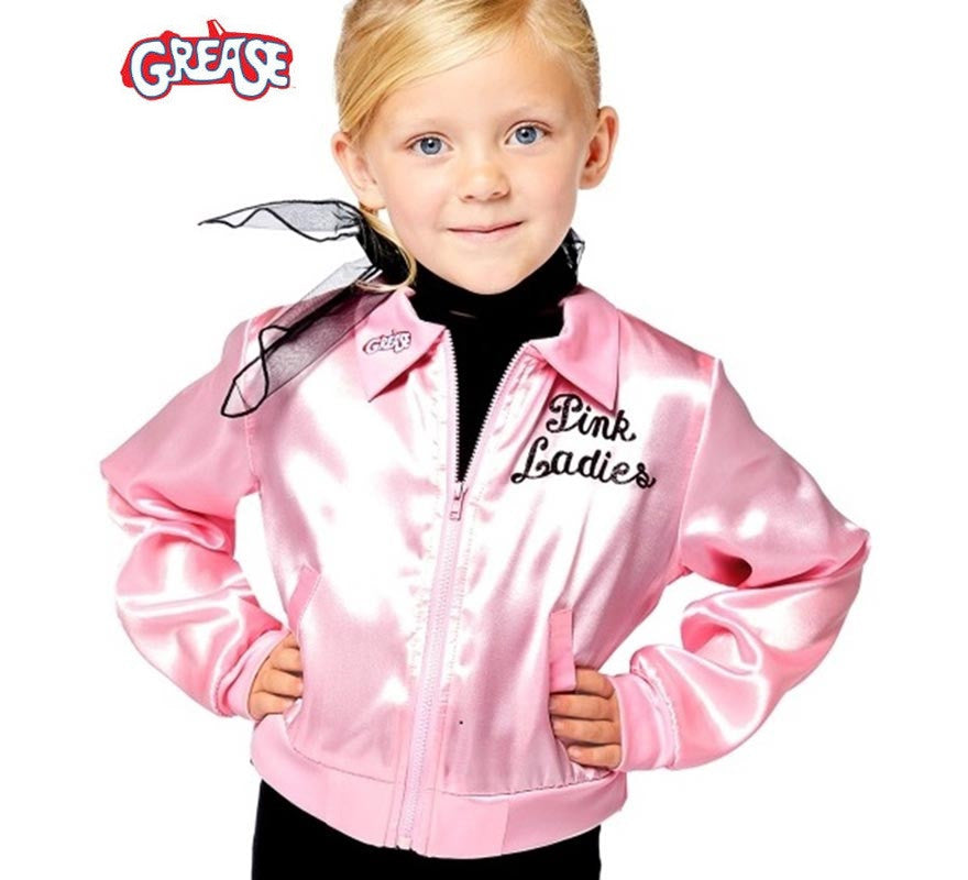 Translation missing: pt-PT.Chaqueta de Pink Ladies de Grease para niña