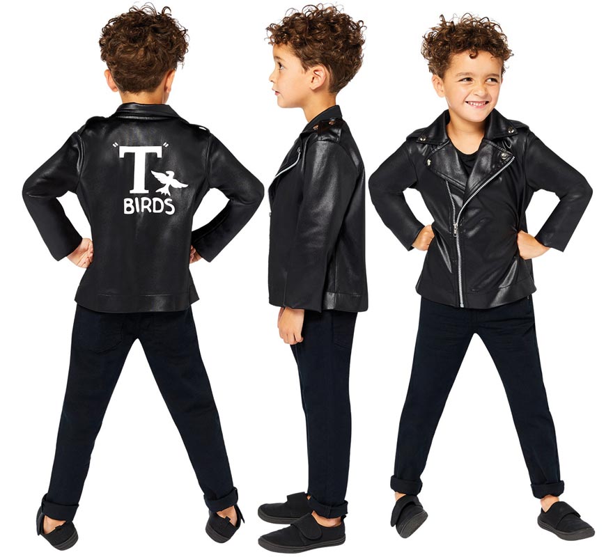 Translation missing: pt-PT.Chaqueta de T-Birds de Grease para niño