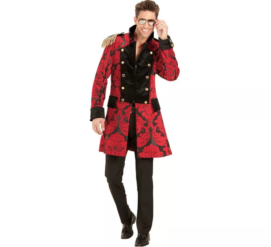 Translation missing: pt-PT.Chaqueta Jacquard época rojo para hombre