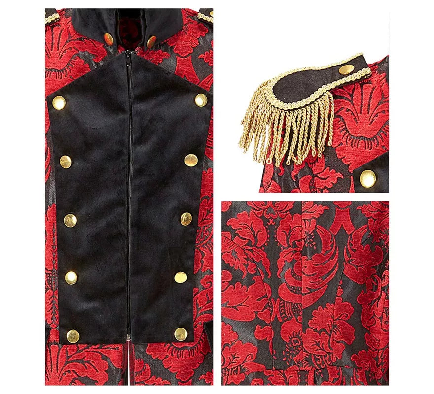 Translation missing: pt-PT.Chaqueta Jacquard época rojo para hombre