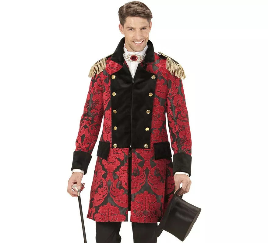 Translation missing: pt-PT.Chaqueta Jacquard época rojo para hombre