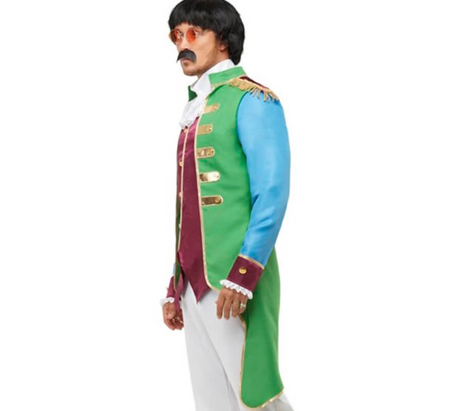 Translation missing: pt-PT.Chaqueta Larga Años 70 Verde y Morada para hombre