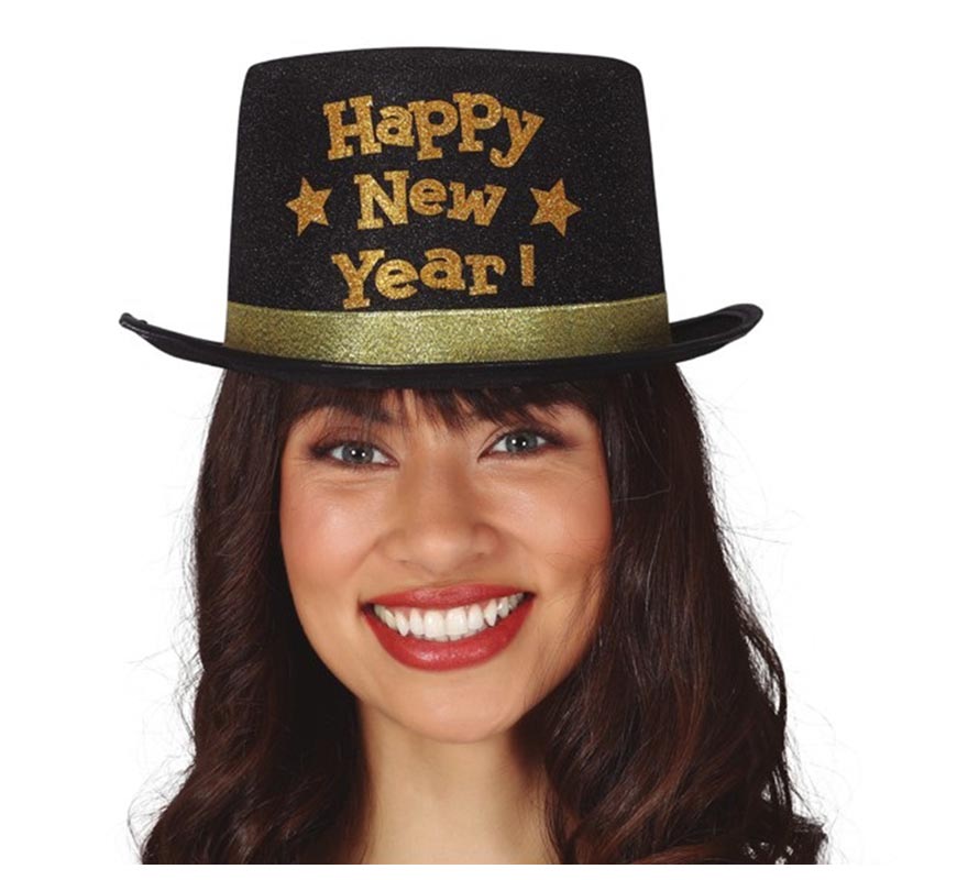 Translation missing: pt-PT.Chistera de Happy New Year Negro