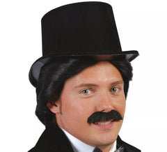 Chapéu de plástico preto