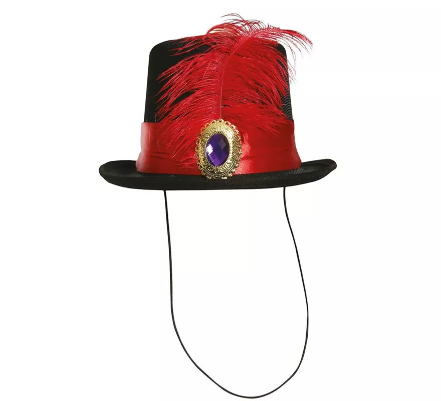 Translation missing: pt-PT.Chistera Mini con Pluma Roja