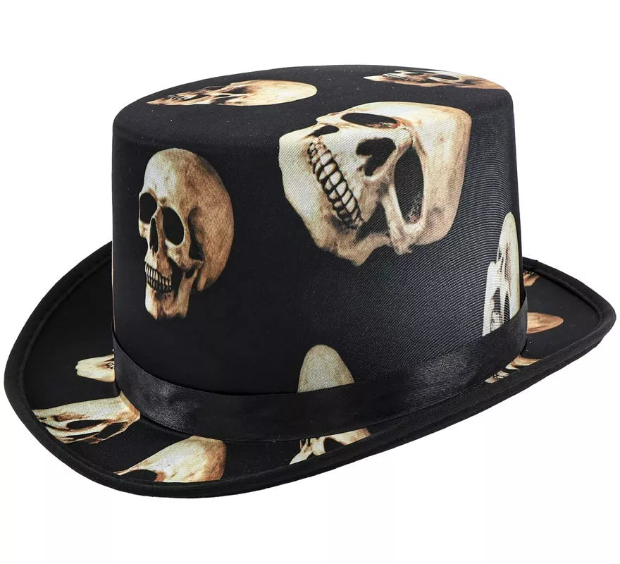 Translation missing: pt-PT.Chistera negra con Calaveras