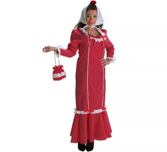 Fato de Chulapa vermelho com bolsa de mulher