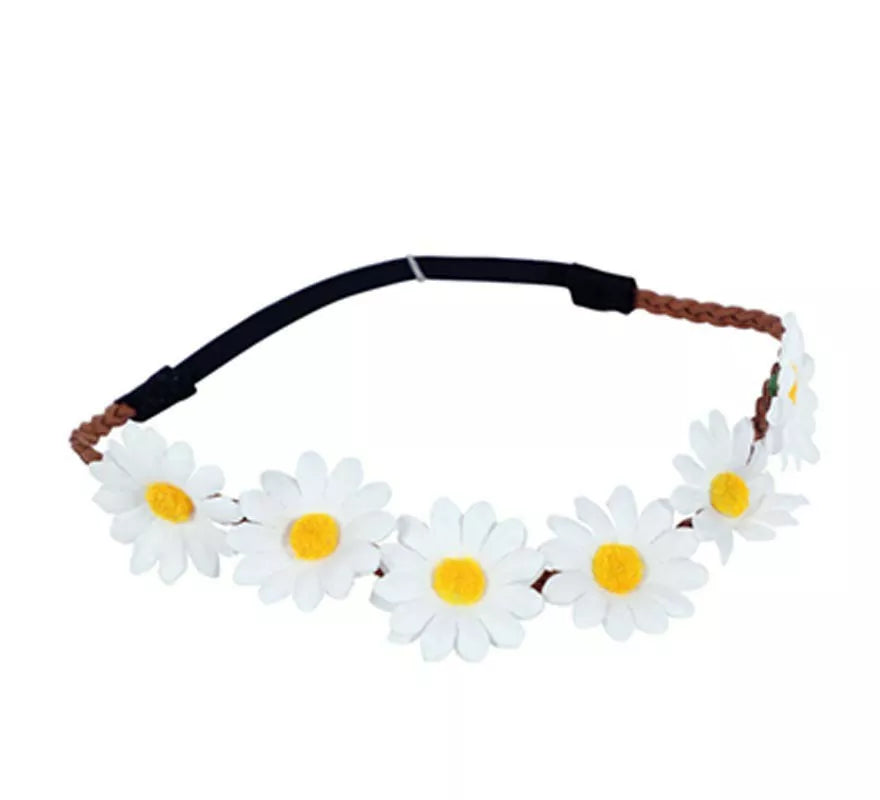 Cinta de Flores Blancas de 20 cm