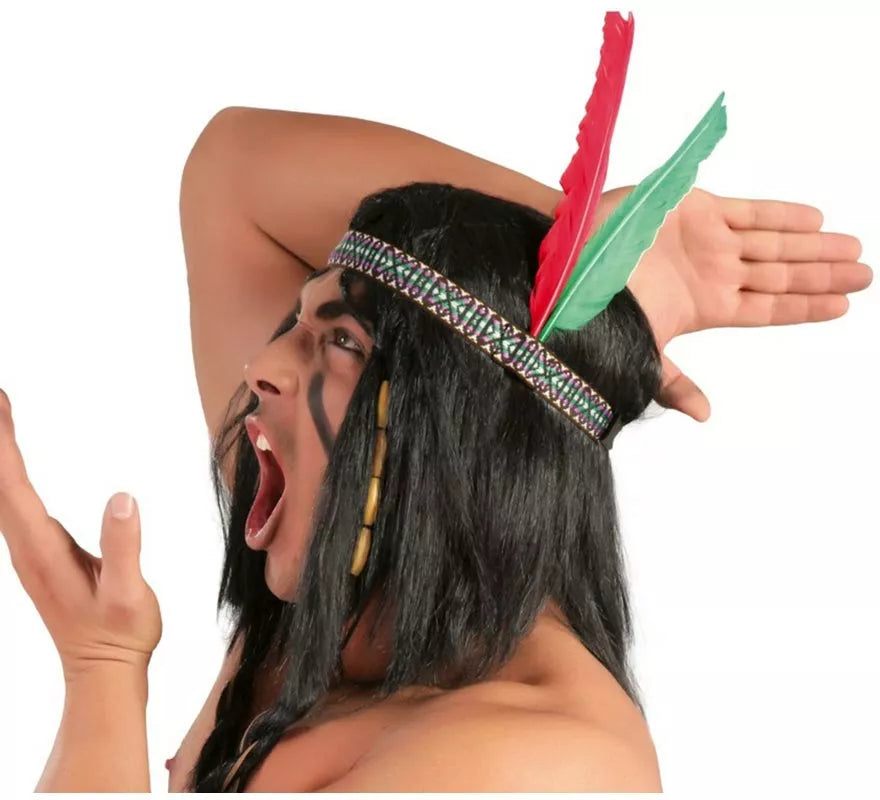 Translation missing: pt-PT.Cinta de Indio con plumas