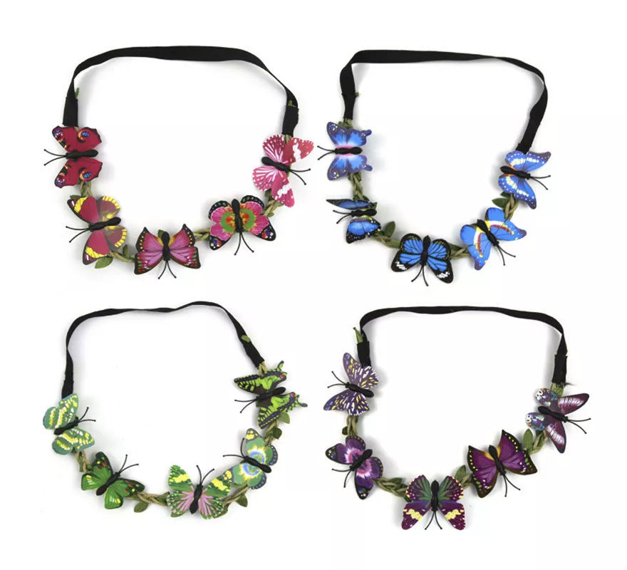 Translation missing: pt-PT.Cinta de Pelo con Mariposas en colores surtidos