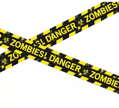 Fita policial de perigo de zumbi de 600 cm