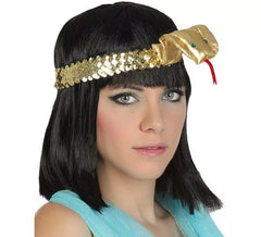 Fita Egípcia Dourada com Cobra